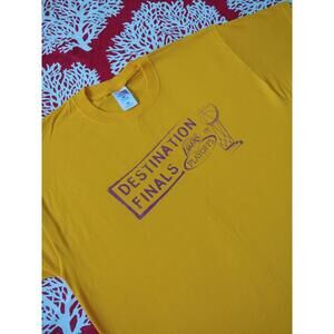 Los Angeles Lakers Destination Finals T-Shirt Playoffs 2004 Tee Nba Basketball